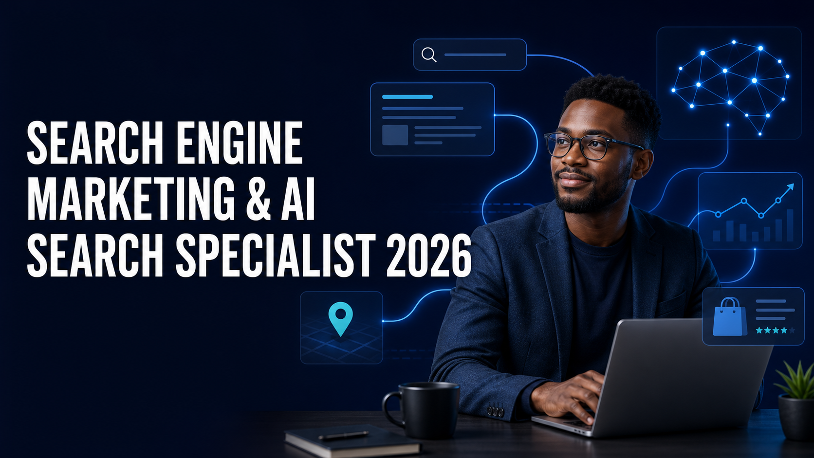 Search Engine Marketing and AI Search Specialist 2026 course cover